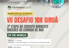 VII Desafio 10K Giruá: Corrida Leva Energia Esportiva à ExpoGiruá 2025