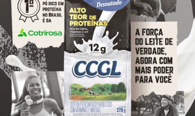 O primeiro leite em pó rico em proteínas do Brasil é da Cotrirosa