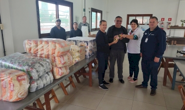 Coopermil realiza mais uma entrega de doação a entidade beneficente