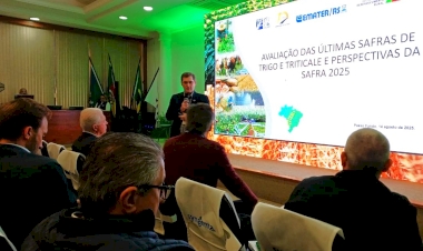 Emater/RS-Ascar destaca cenário e oportunidades para trigo e soja em eventos de pesquisa em Passo Fundo