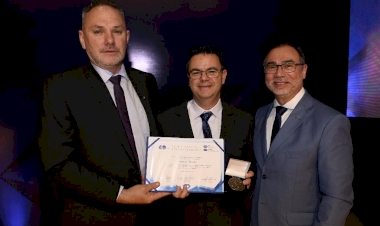 Marcelo Blume, Vice diretor da FAHOR é um dos 60 Administradores agraciados com o Jubileu de Diamante da Administração, pelo CRA-RS