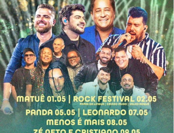 Fenasoja dos 60 anos apresenta grade diversificada de shows