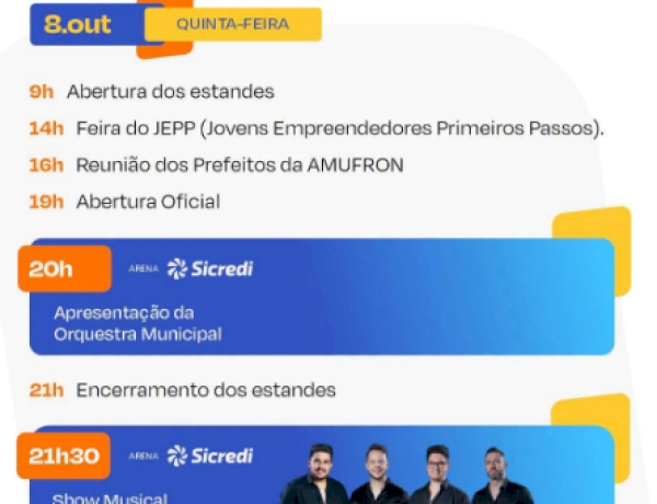Campina das Missões realizará o Promove Campina 2026 com quatro dias de programação