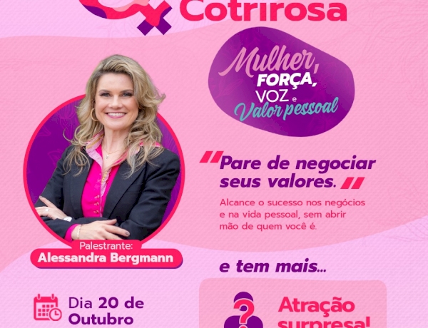 Cotrirosa prepara 17ª edição do Encontro de Mulheres