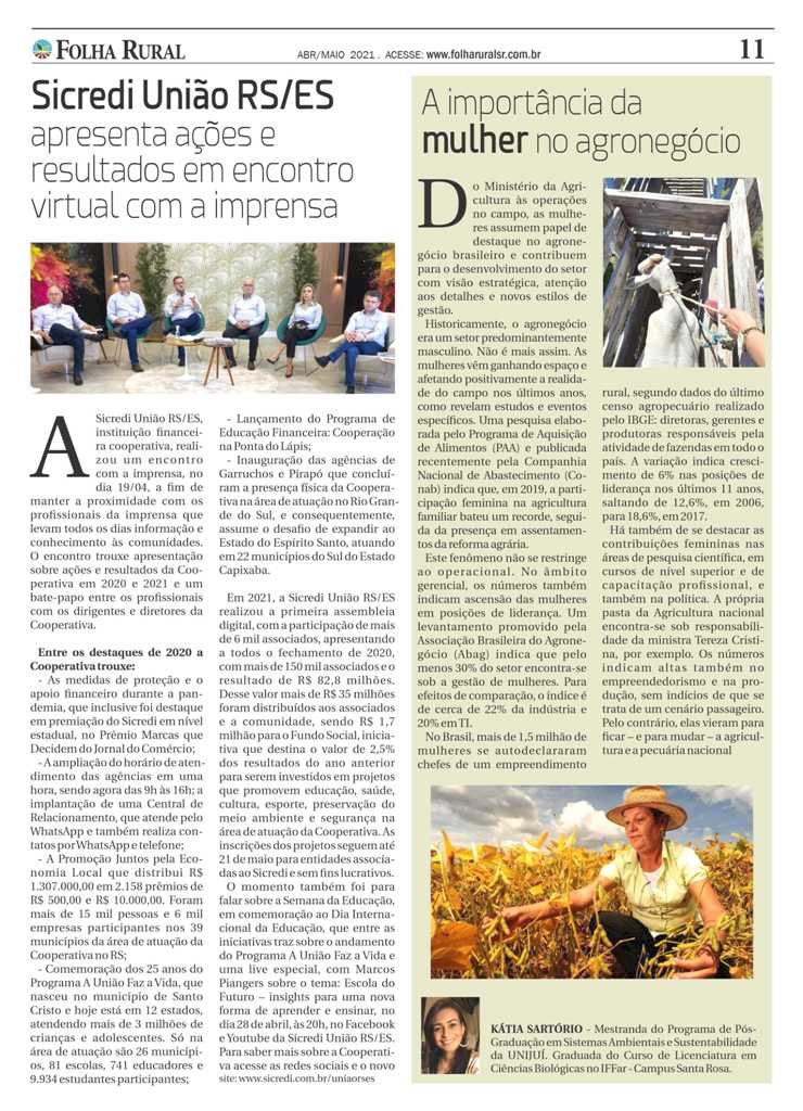 Folha Rural circulando em mais de 30 municípios da região