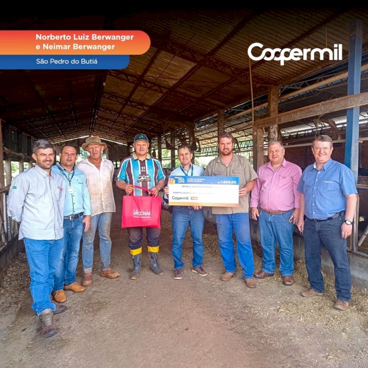 Coopermil realiza entrega da Premiação do concurso Produz Mais Leite, Edição 2022