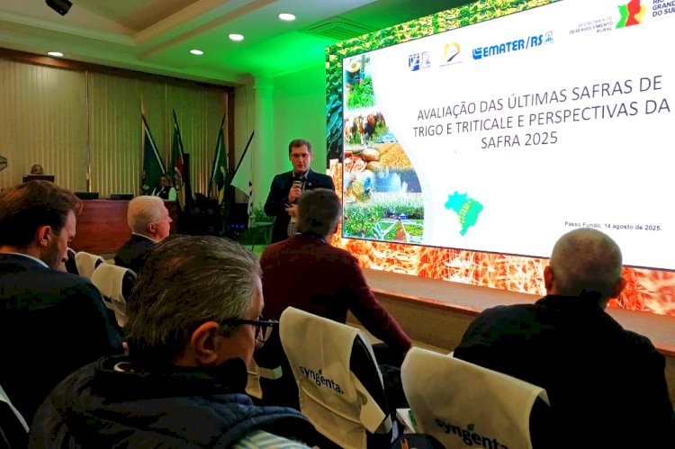 Emater/RS-Ascar destaca cenário e oportunidades para trigo e soja em eventos de pesquisa em Passo Fundo