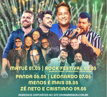 Fenasoja dos 60 anos apresenta grade diversificada de shows